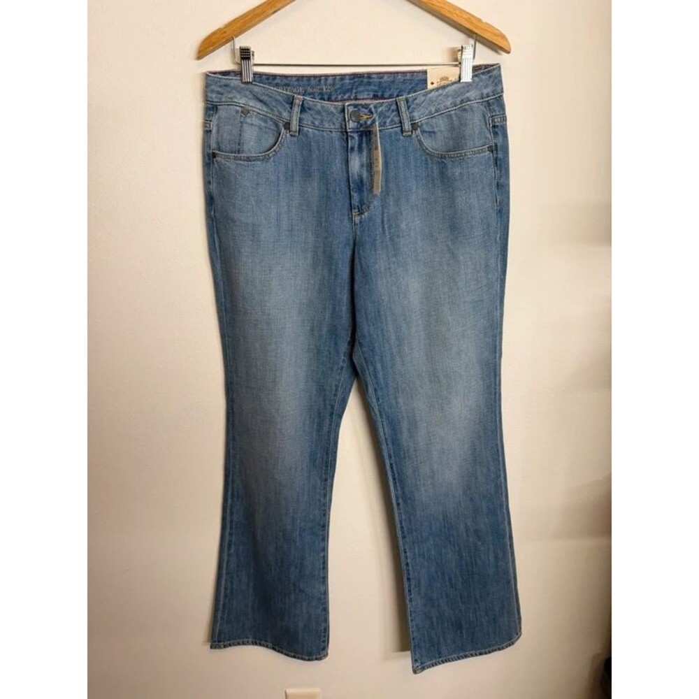 Talbots Heritage Bootcut Jeans Women’s 12W Light Wash Denim NWT